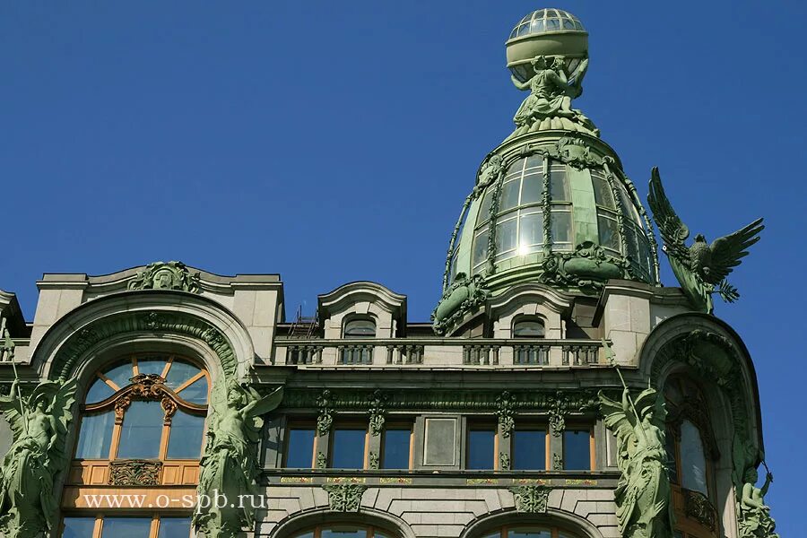 Модерн в санкт петербурге. Дом Зингера в Санкт-Петербурге Архитектор. Дом Зингера архитектура. Модерн здание Зингера в Санкт Петербурге. Дом Зингера в Санкт-Петербурге 1910.