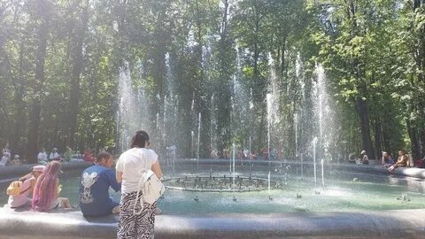 Фонтан в парке швейцария нижний новгород