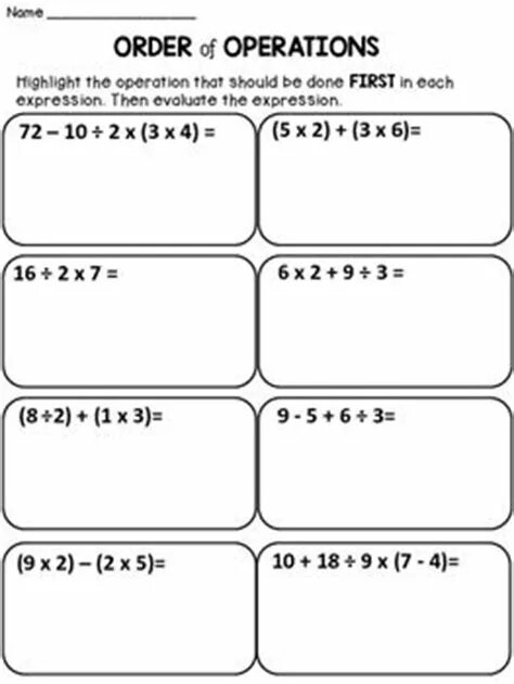 Operations orders. Order of Operations Worksheet. Order of Operations in Math. Order of Operations 4th Grade games. Operation Worksheets.