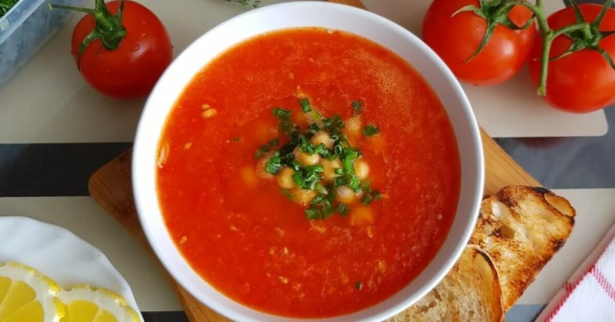 Андалузский гаспачо. Гаспачо классический. Томатный суп гаспачо ТТК. ТТК томатный суп пюре. Суп томатный рецепты из свежих