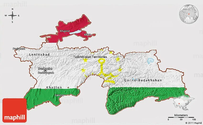 Карта исфара