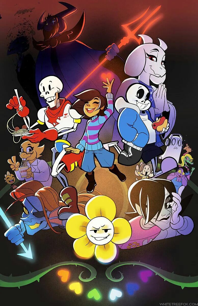 Фото undertale. Герои Ундертале. Герои игры Undertale. Андертейл персонажи. Игра Ундертале герои.