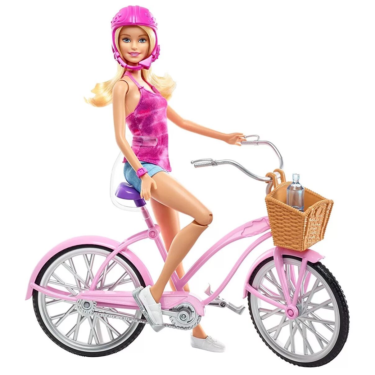 Кукла Барби Dessert Tricycle. Кукла Барби велосипедистка.