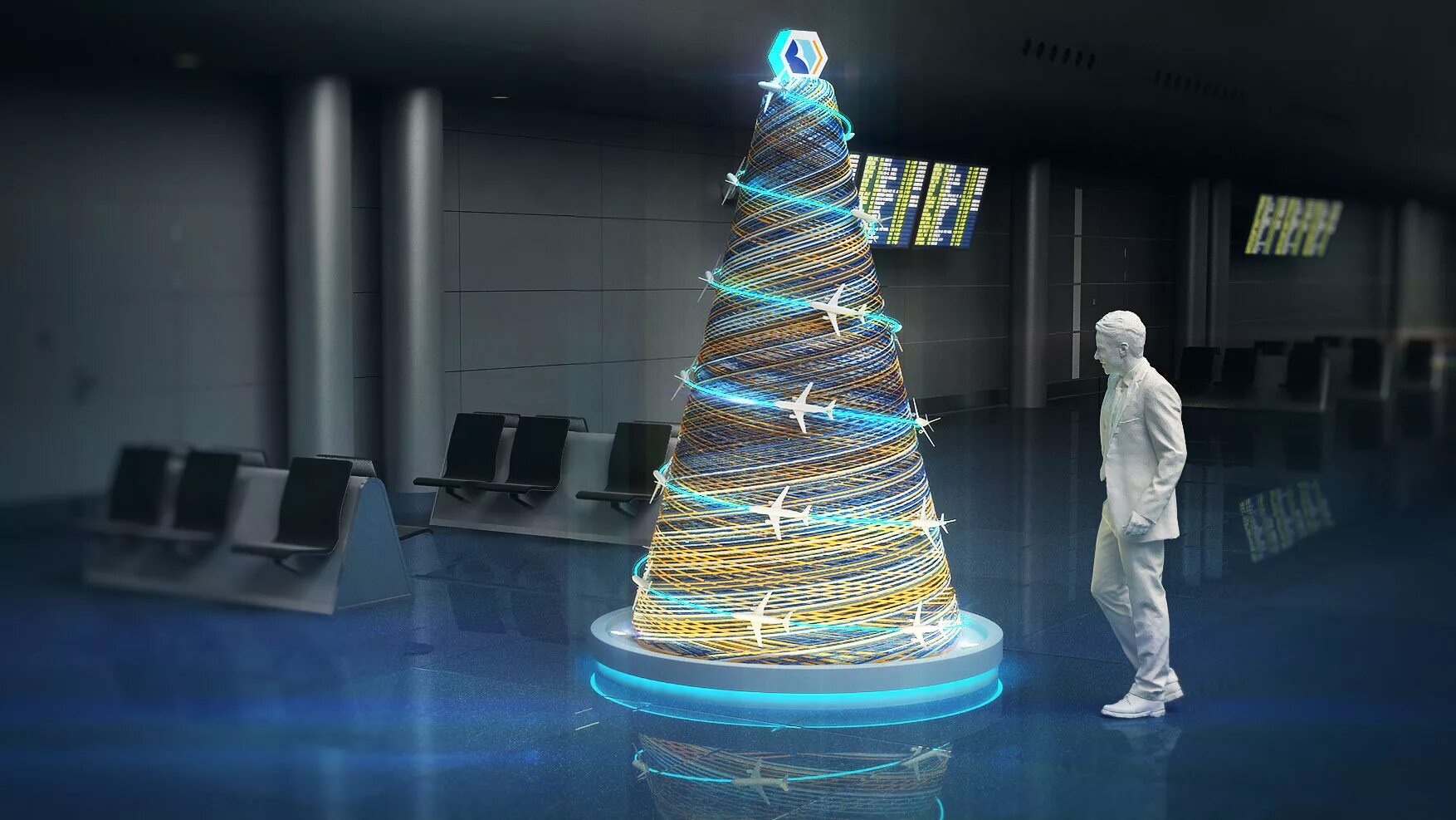 Новогодние арт объекты. Новогодняя елка в баку. Арт объект елка. Елка в рязани 2020. Арт объект елка.