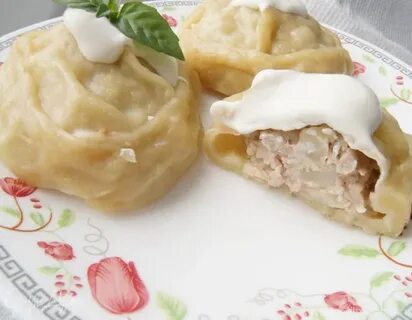 Вкусные манты из свинины
