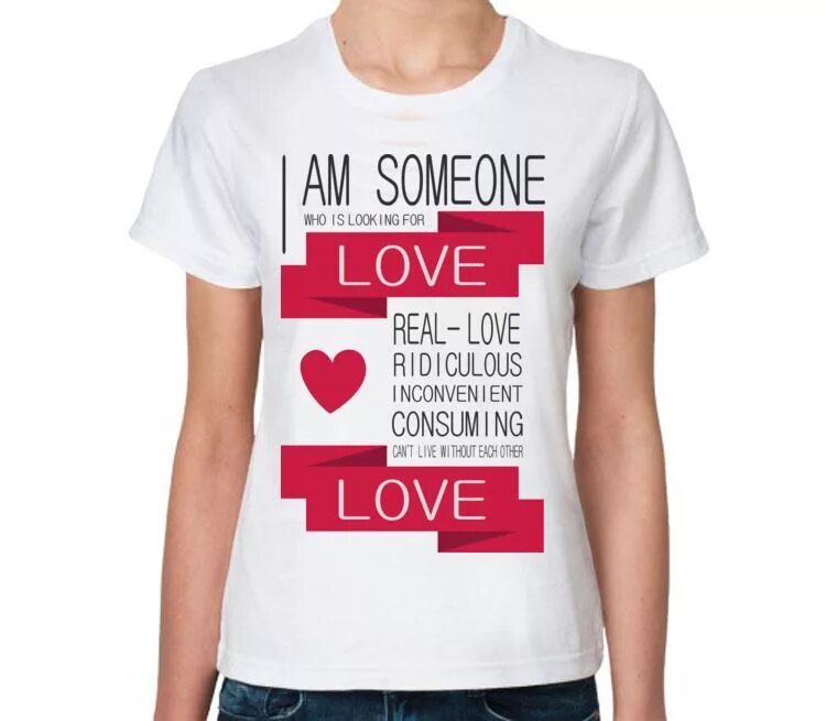 Love is футболка женская. Лов топ