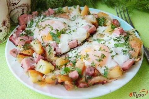 Кабачок картошка колбаса
