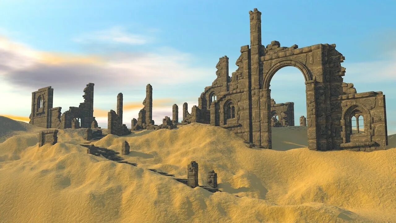 Дикло деревня руины крепости. Древняя арка. Ayleid ruins. Город алеппо в сирии. Руины 2 часть.