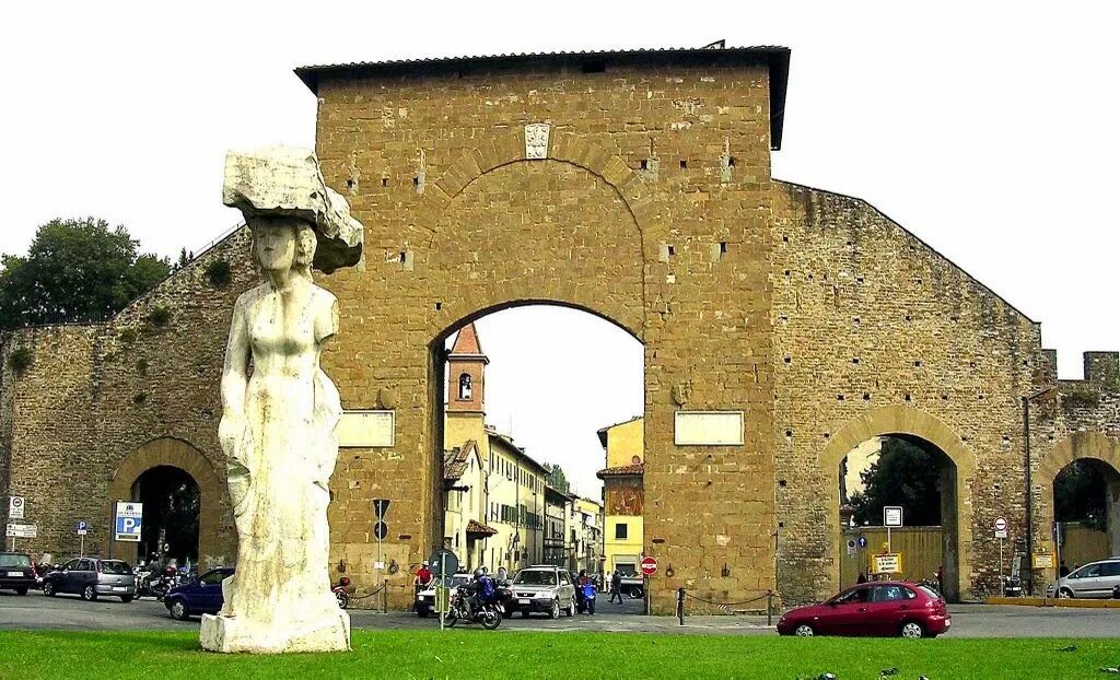 Римские ворота во Флоренции. Порто Романо Флоренция. Porta romana ворота.
