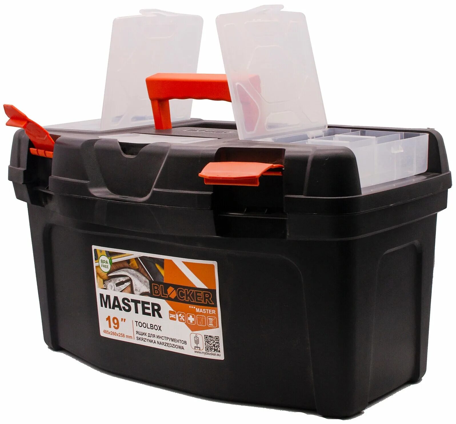 ящик для инструментов blocker master 19" чёрный/оранжевый. ящик для инструментов blocker master 19. ящик для инструментов blocker master 19" чёрный/оранжевый. Master 19. Master 19 органайзер master 8 блокер br6673чрор.