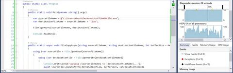 Async example