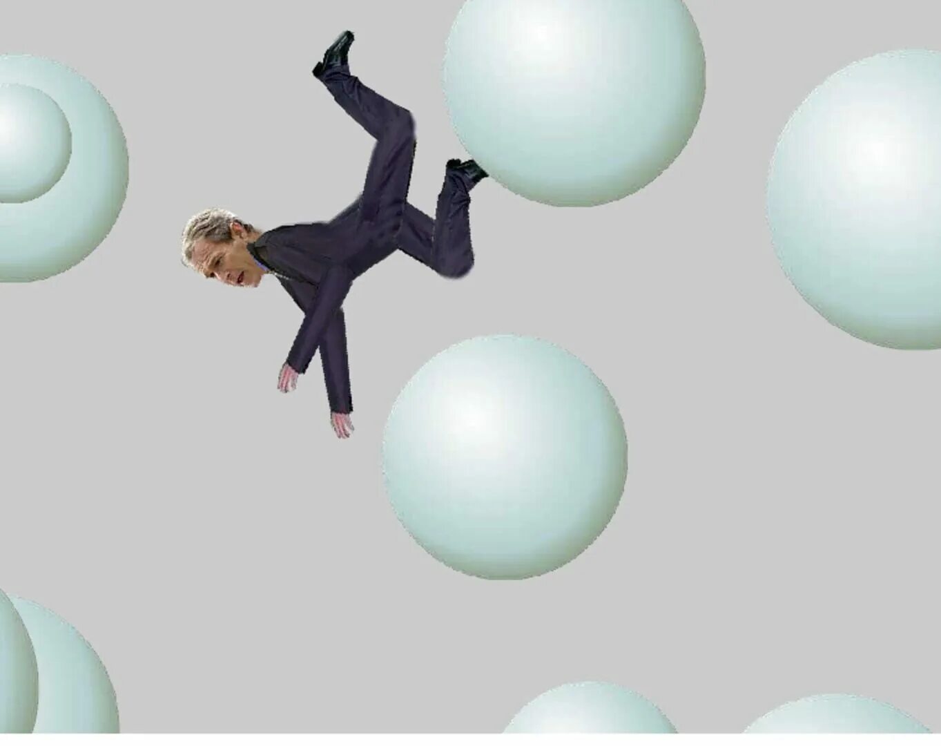 Falling bubbles