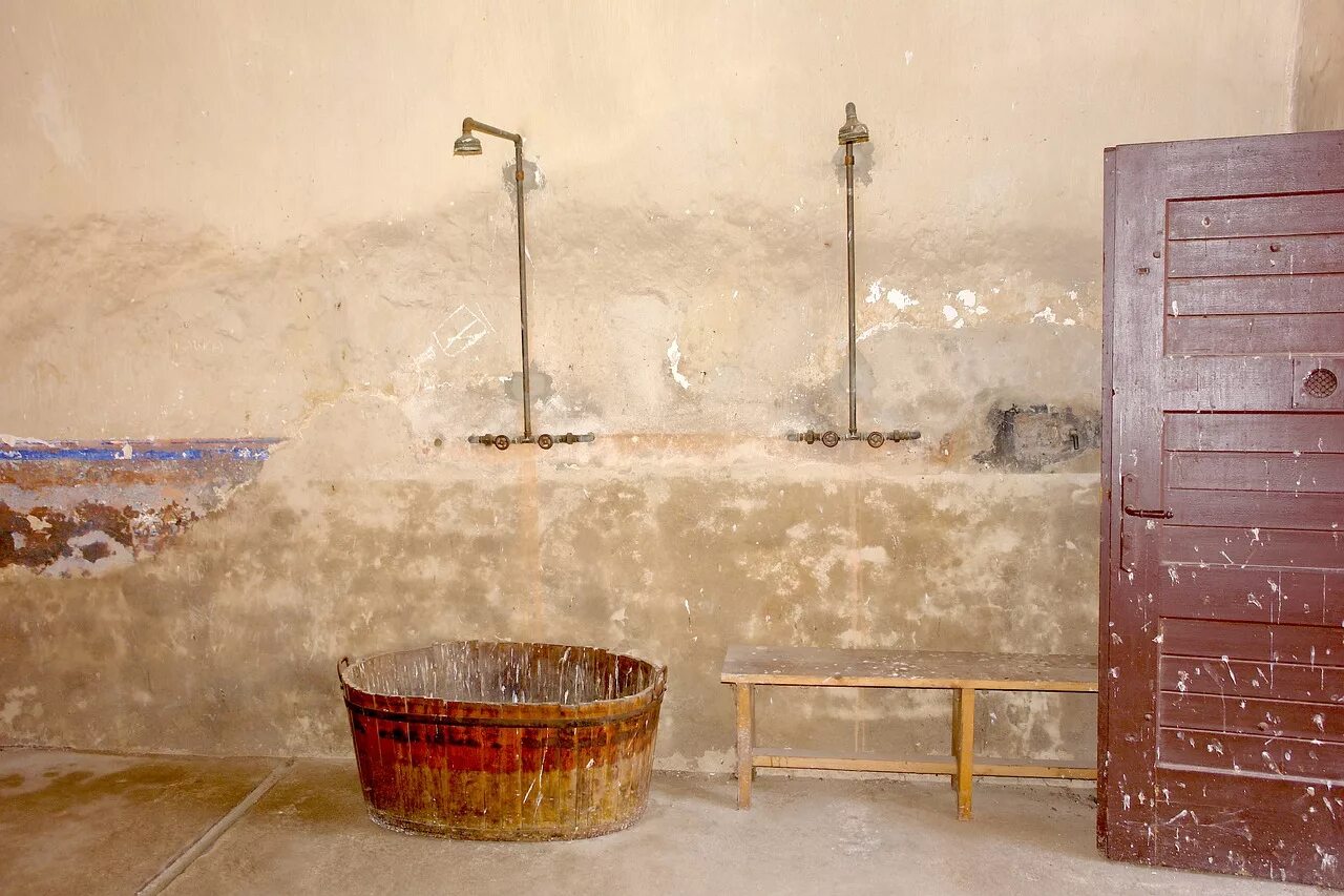 Old shower