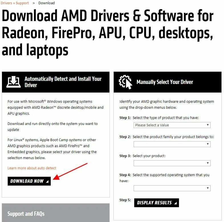 Apu driver. Amd apu driver. auto-detect and install. we detected a driver amd.
