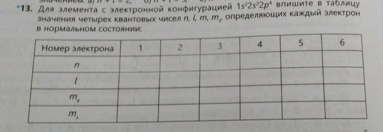 Заполните таблицу указав названия норм