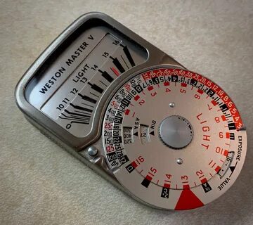 weston master v light meter. 