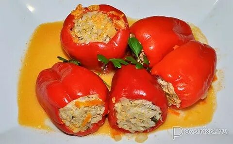 Видео перцы фаршированные с рисом с мясом