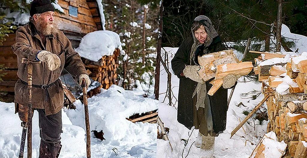 Живет в тайге лыкова. Семья староверов Лыковых.