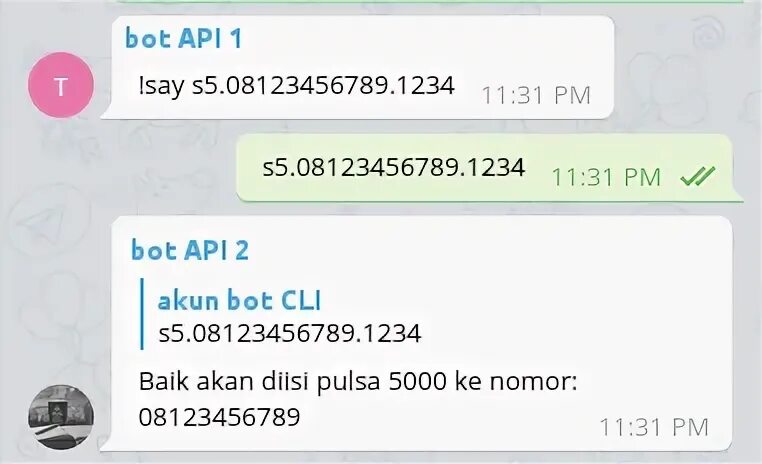 Bot getupdates
