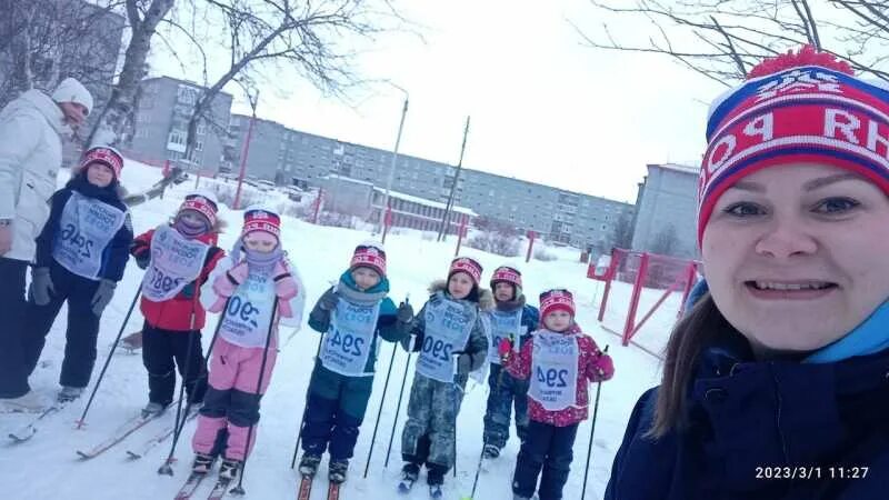 шапки лыжня 2024