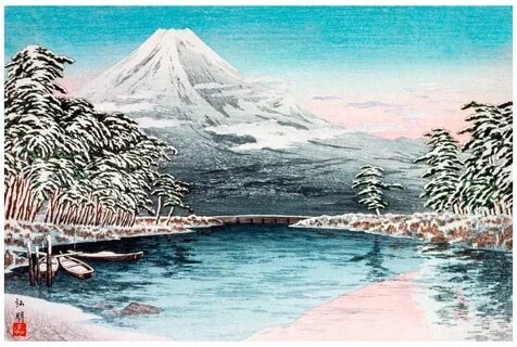 Важная информация о товаре Постер / Плакат / Картина Гора Фудзи: описание, фотографии...