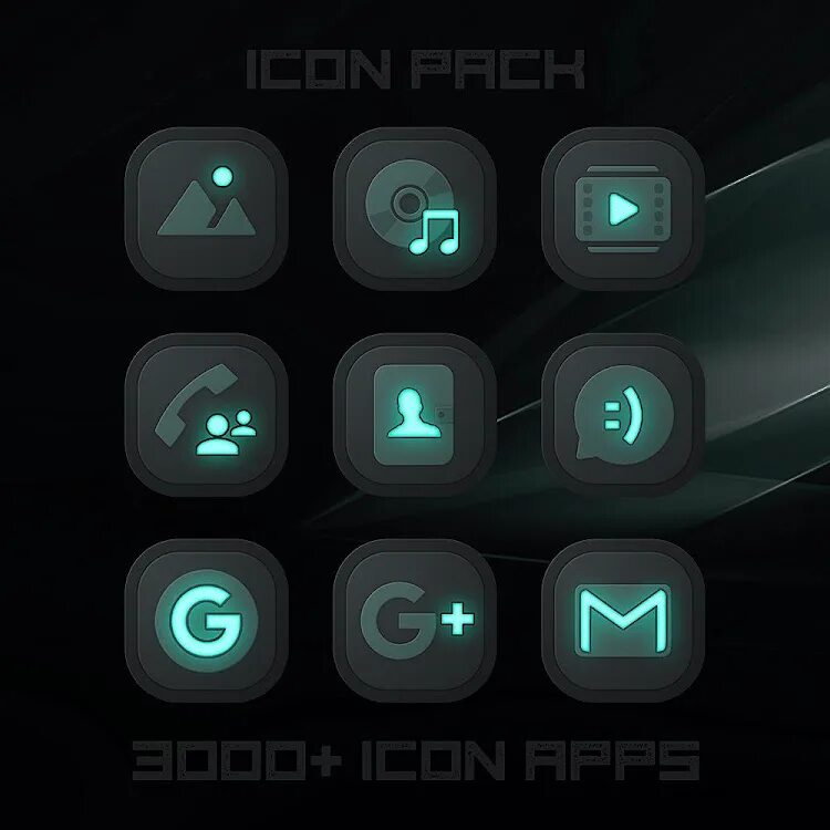 Icon aqua 3. Неоновые иконки для приложений. 3d icon Pack для андроид. Android icon Pack Neon. Backpack icon Neon.