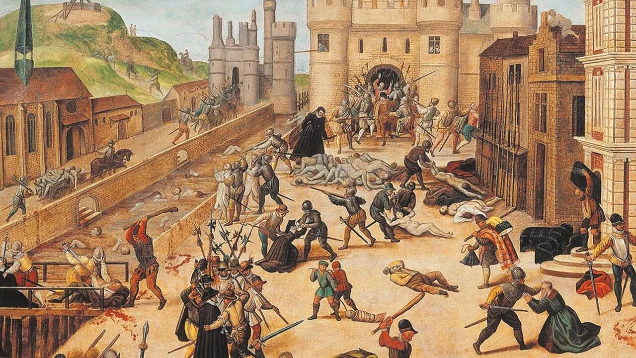 1572 Варфоломеевская ночь. Резня гугенотов в варфоломеевскую ночь. 1572 Варфоломеевская ночь во Франции.