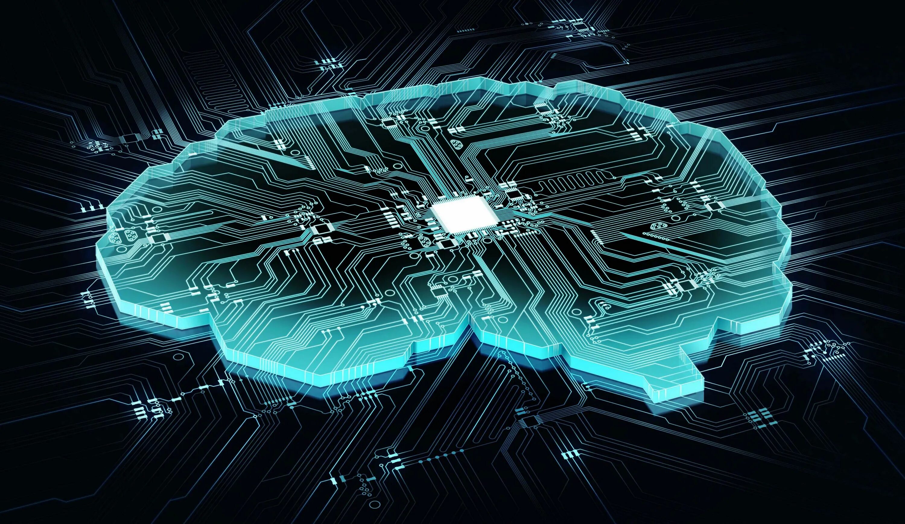 Прорывы искусственного интеллекта. Технологичный фон. Искусственный интеллект. Электронный мозг. Искусственный интеллект и big data.