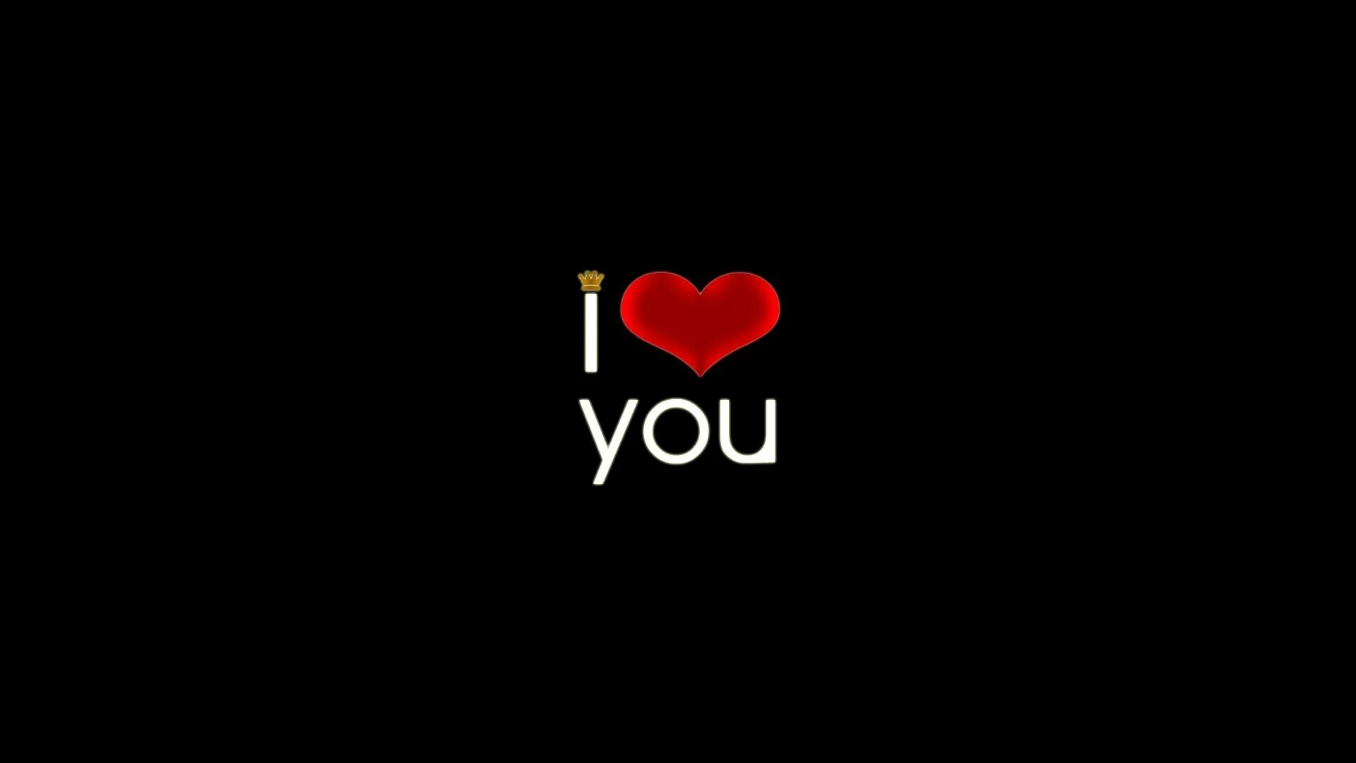 Scrolling text i love you