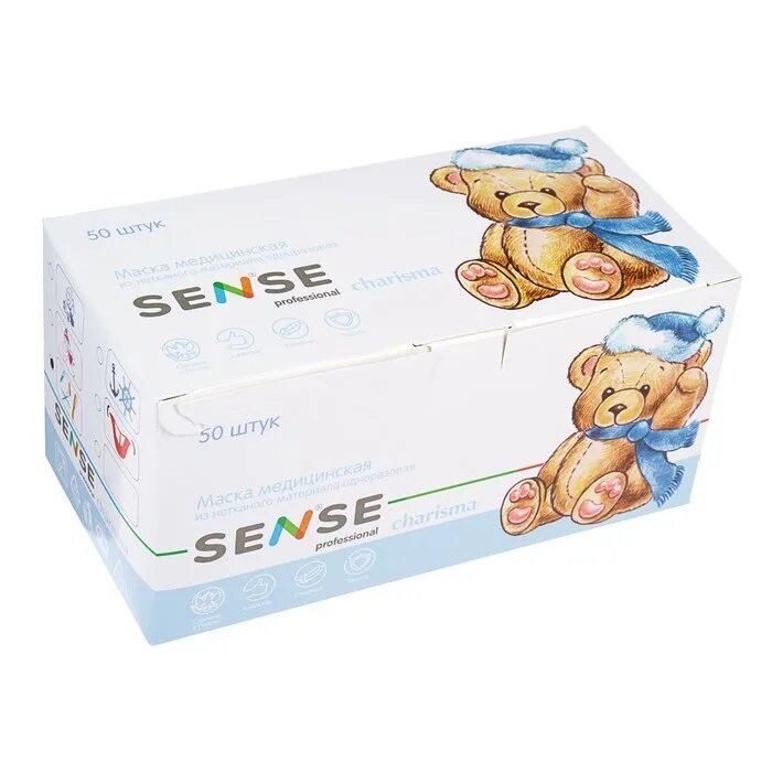 Маска 3-х слойная 50шт "sense премиум". Sense premium. Маски sense professional. Маски sense professional. Маски "sense professional" медицинские из нетканого материала - голубые, 50шт/уп.
