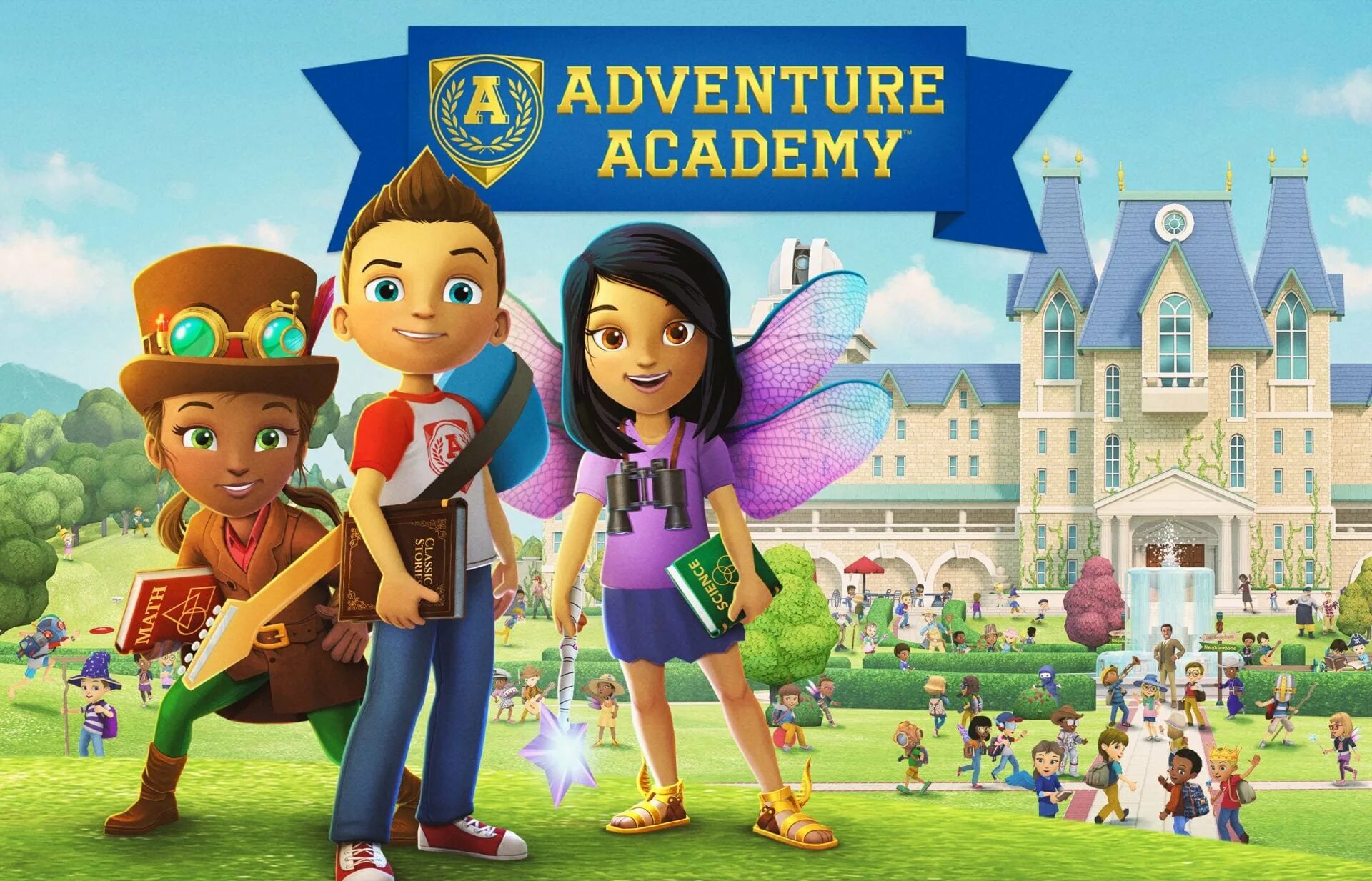 Giggle academy. Adventure Academy. Jumple Academy. Education in MMORPG.