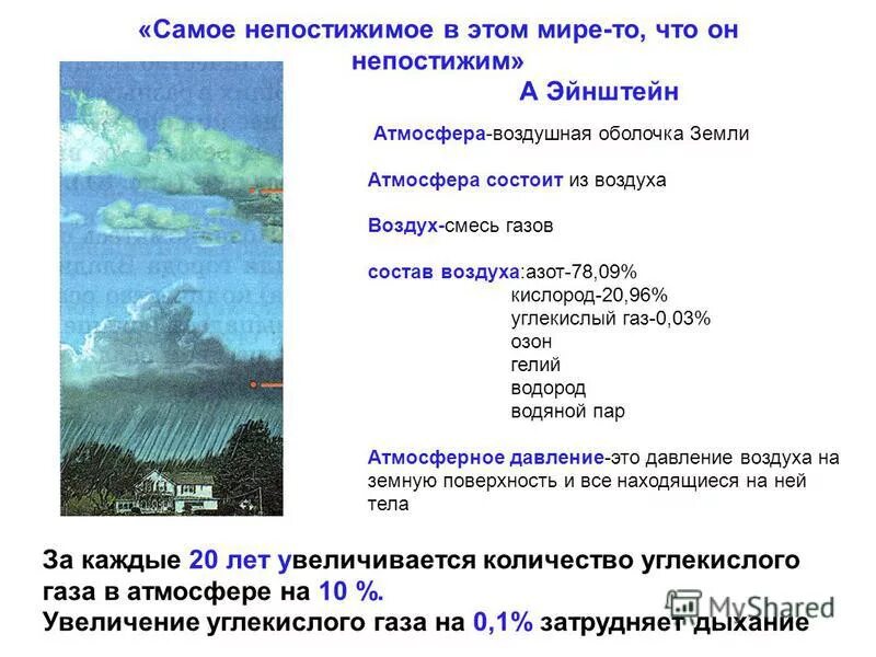 Контрольная работа 2 атмосфера воздушная оболочка земли