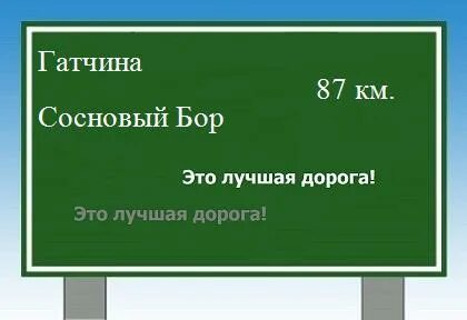 Москва бор расстояние