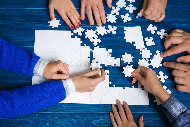 Doing puzzles. Doing puzzles
