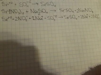 Sr oh 2 sr no3 2