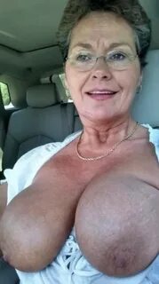 Slideshow boobs selfie granny selfie closeup.