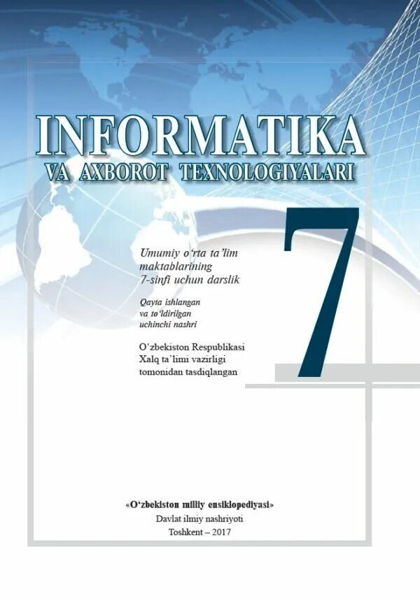 7 sinf informatika darsligi. 7-sinf informatika. информатика 7-синф. 7-sinf informatika kitobi. informatika kitob.
