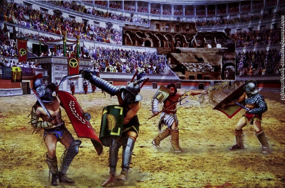 Гладиаторы относятся к древнему риму. Гладиаторы в древнем Риме. Гладиаторские бои в древнем Риме.
