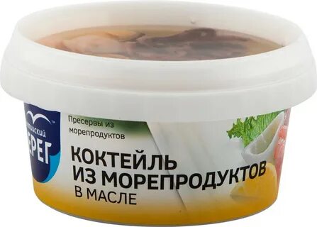 Коктейль из морепродуктов в масле