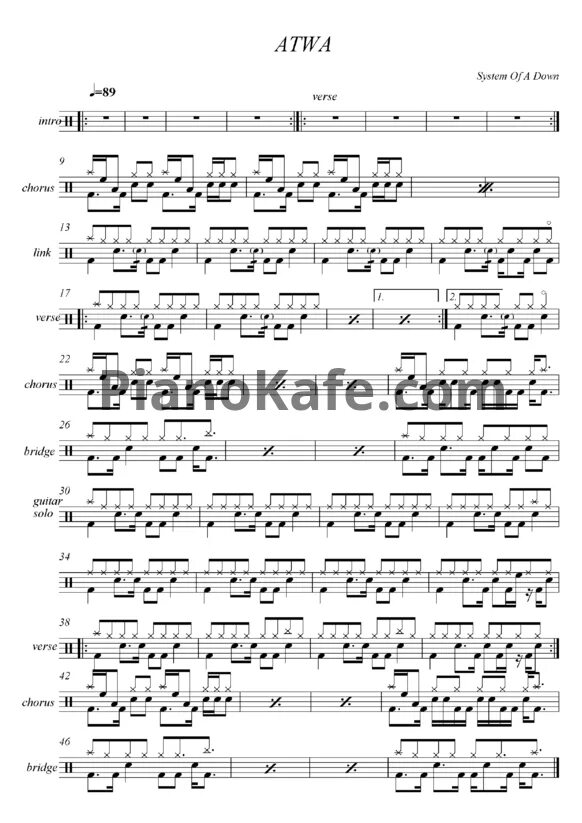 System of a down аккорды. Систем оф даун ноты. atwa system of a down ноты. atwa soad табы. atwa soad аккорды.