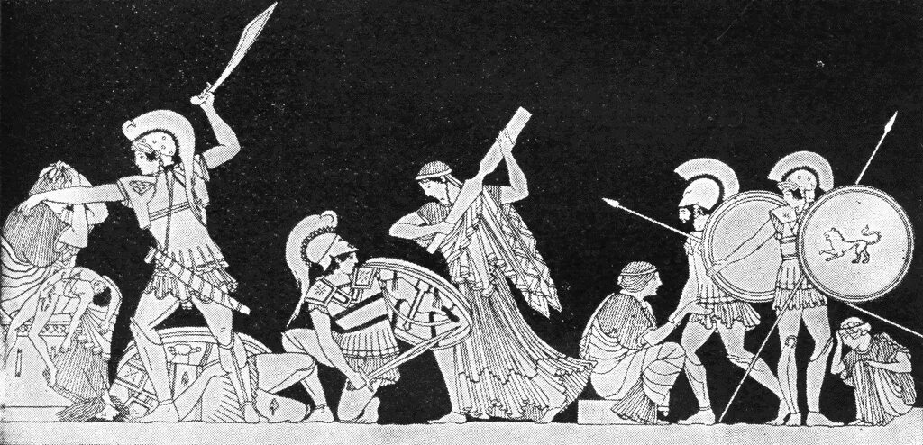 Битва троянцев с греками. Древняя Греция троянцы. Троя Илиада. Троя нападение