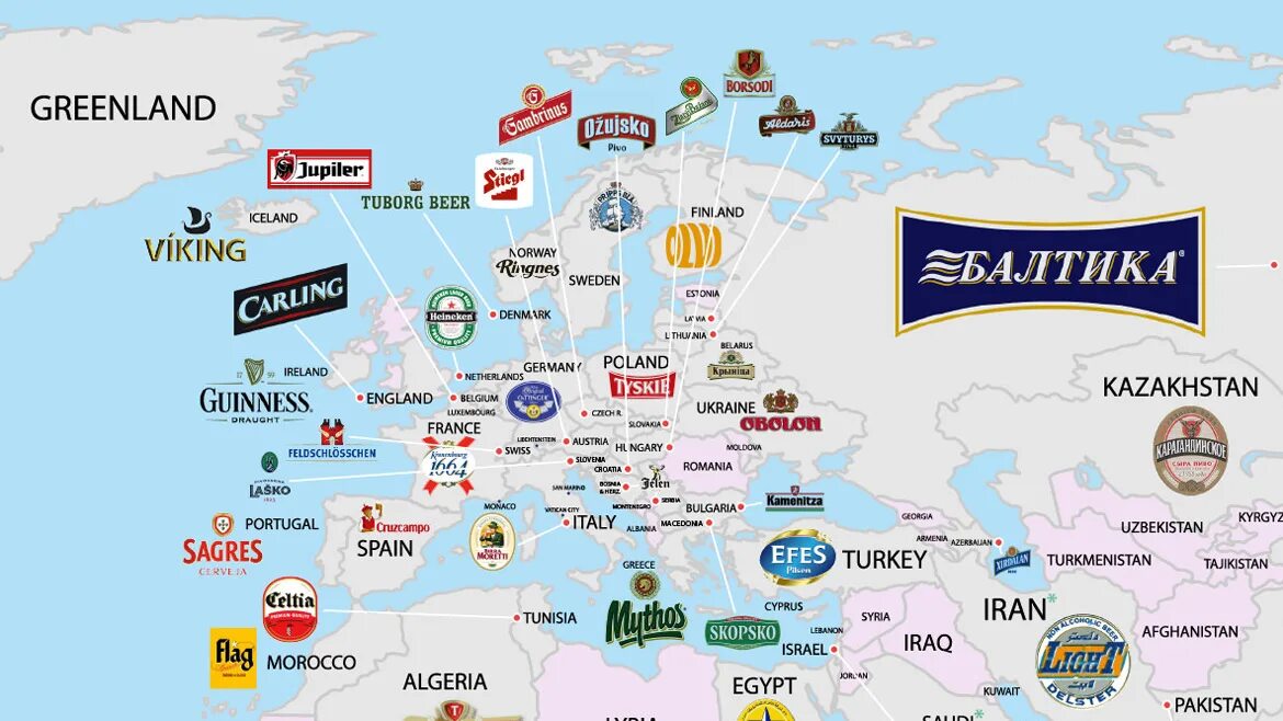 Все магазины страны. Самые крупные европейские компании. Бренд страны. Карта бренда.