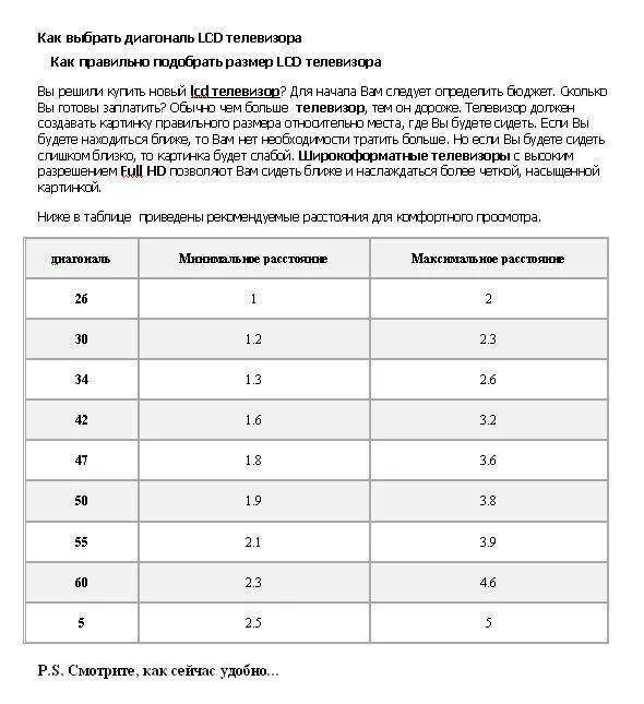 Таблица просмотра телевизора. Как определить диагональ телевизора для комнаты по расстоянию. Таблица выбора диагонали телевизора. Как выбрать диагональ телевизора в зависимости от расстояния таблица.