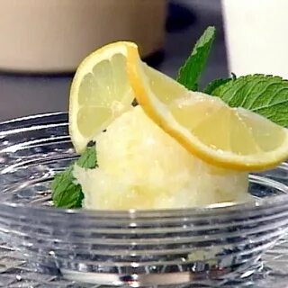 Лимонный сорбет