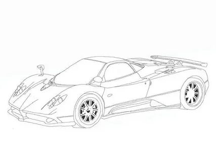 pagani coloring pages