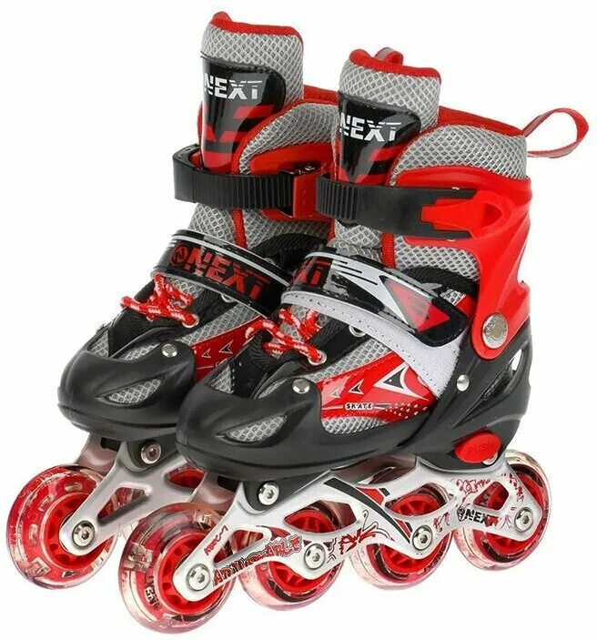 самокат трёхколесный детский красивое фото. коньки роликовые uraltoys. мм next. Next алюм. самокат 3-х колесный velobibi коробка.