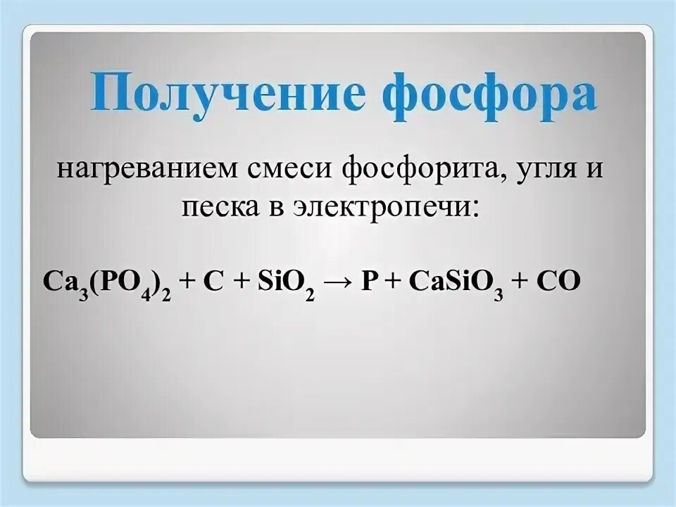 Нагретый фосфор. Нагретый фосфор