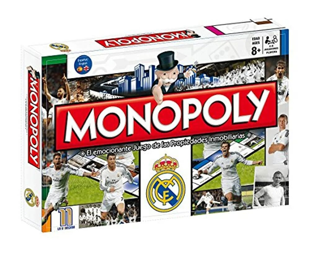 Монополия. Монополия Реал Мадрид. Настоящая Монополия игра.