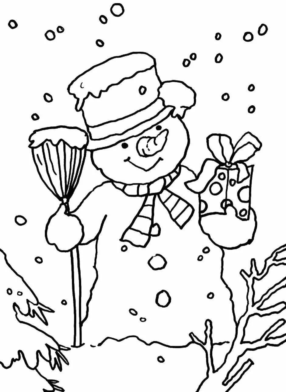 Раскрасим снег. Снеговик раскраска. Снеговик раскраска для детей. Раскраска зима. Зимние раскраски Снеговик.
