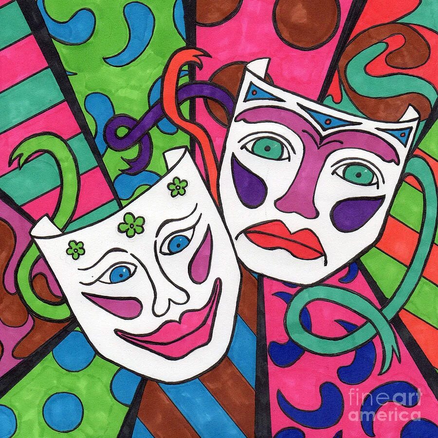 Театральные маски. Театральные маски изо. Праздник и карнавал в изобразительном искусстве. Рисунок на тему театр. Рисование в старшей группе театральная маска